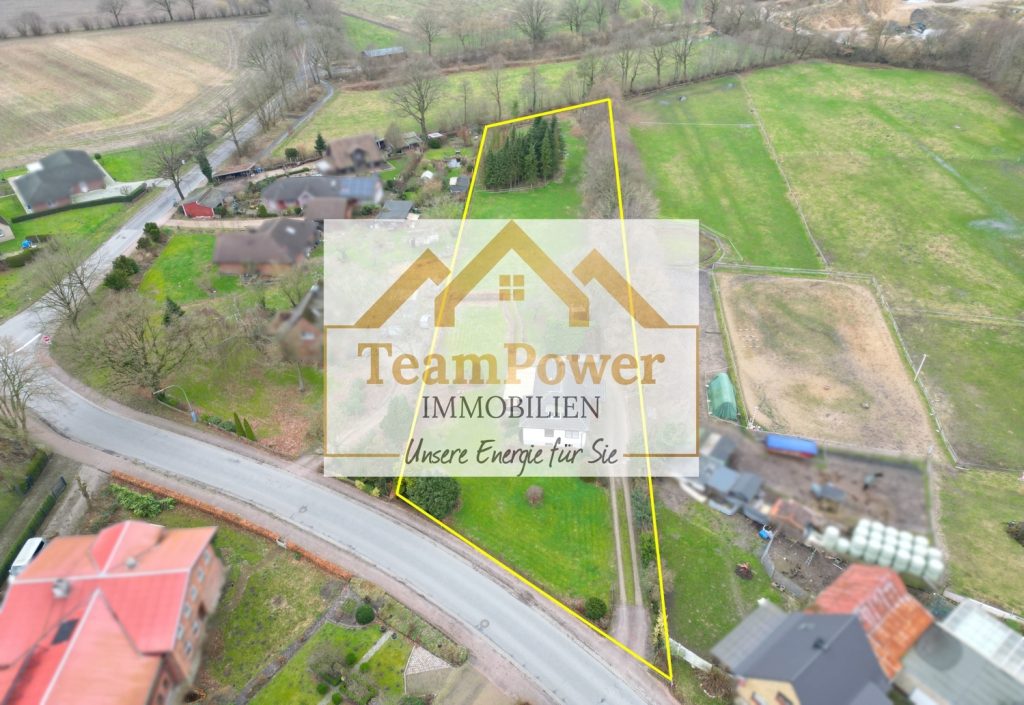TeamPower Immobilien GmbH - Immobilienangebot - Winsen - Alle - Riesiges Grundstück & Einfamilienhaus für Pferdefreunde, Selbstversorger und Grundstücksverliebte