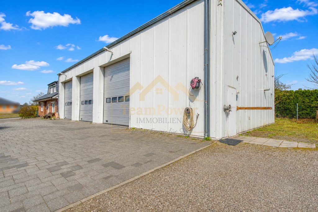 TeamPower Immobilien GmbH - Immobilienangebot - Großenaspe - Alle - Besondere Gewerbe-Immobilie - Arbeiten und Großzügiges Wohnen - Alles unter einem Dach !