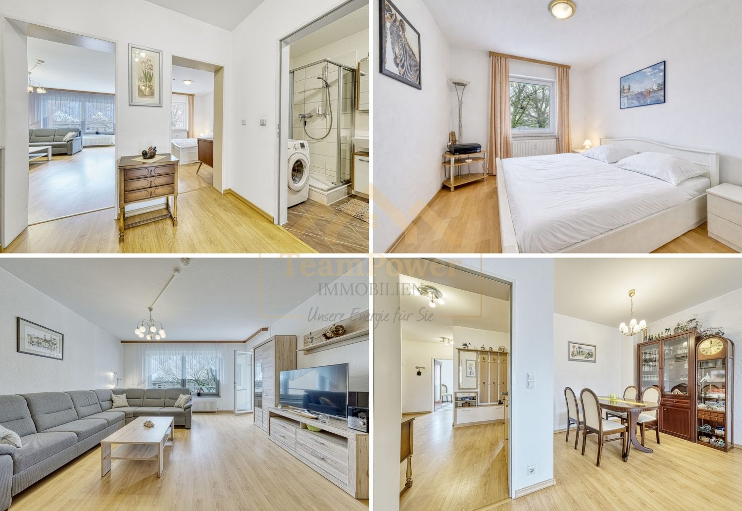 TeamPower Immobilien GmbH - Immobilienangebot - Bad Bramstedt - Alle - Mitten im Leben: 3 Zimmer, helle Loggia und großzügiges Wohnen auf 80 m²