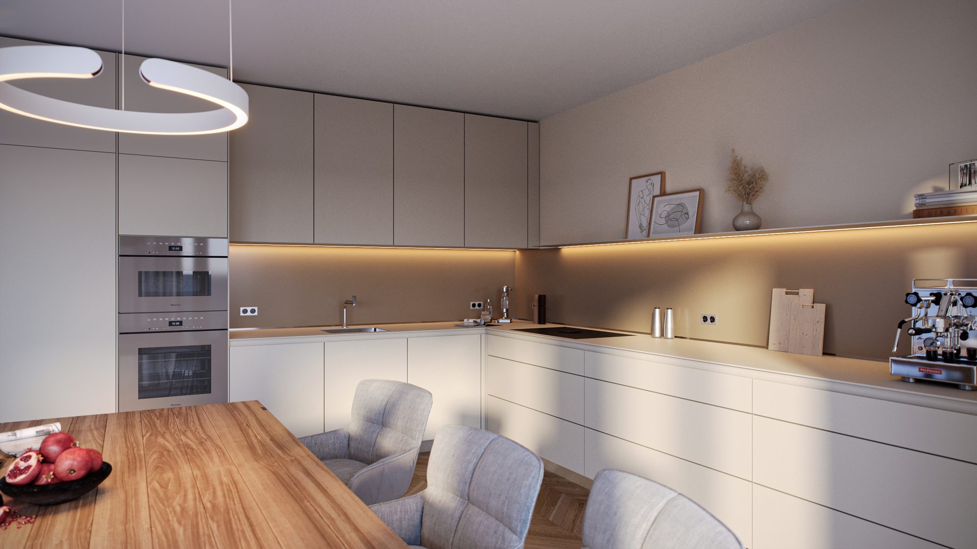Immobilienangebot - Bonn - Wohnung - Constance: Traumhaftes Penthouse mit bulthaup b3 Premiumküche auf zwei Ebenen in der Südstadt