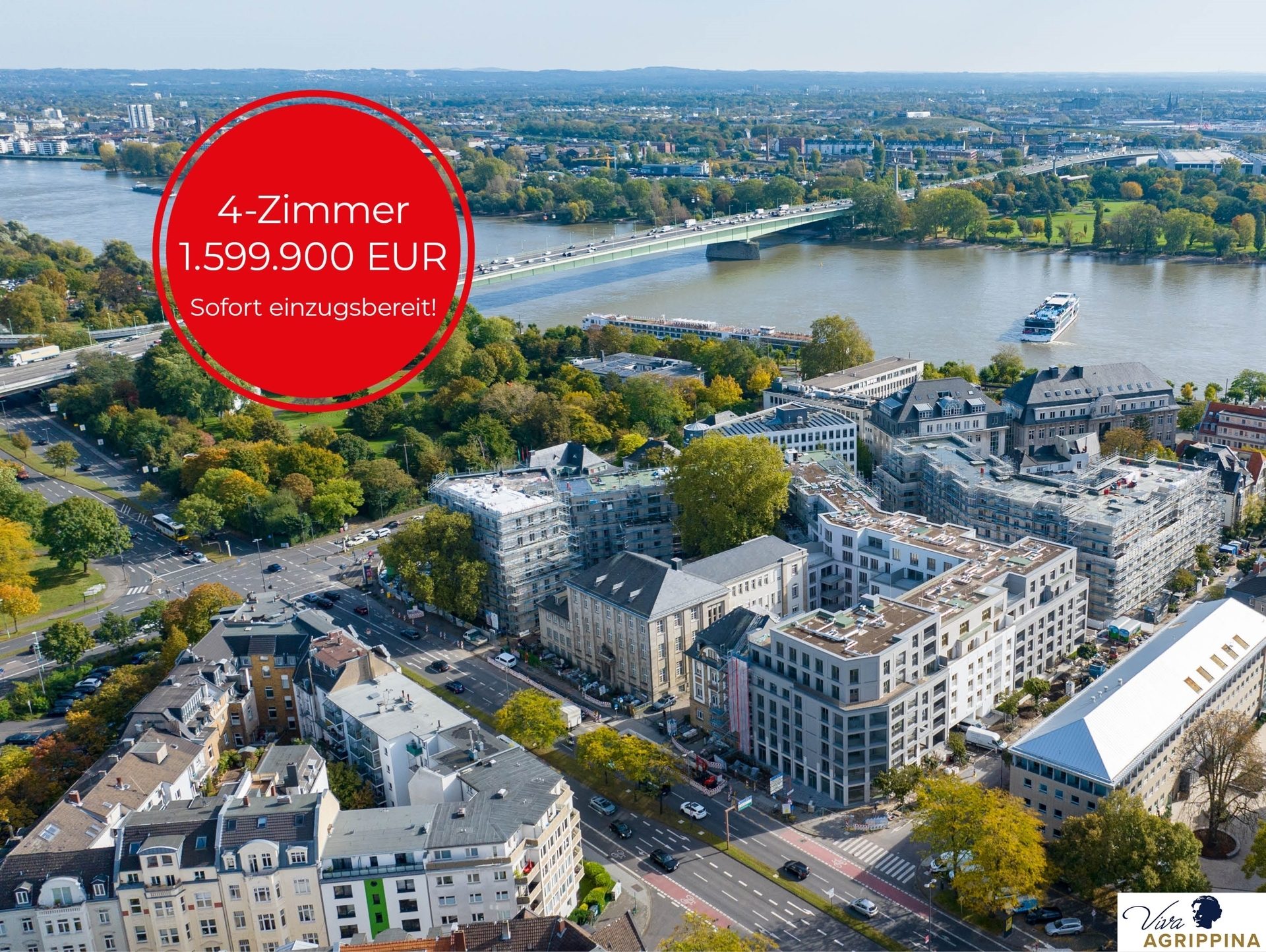 Immobilienangebot - Köln - Wohnung - Viva Agrippina: Exklusives Neubau-Wohnen über den Dächern von Köln