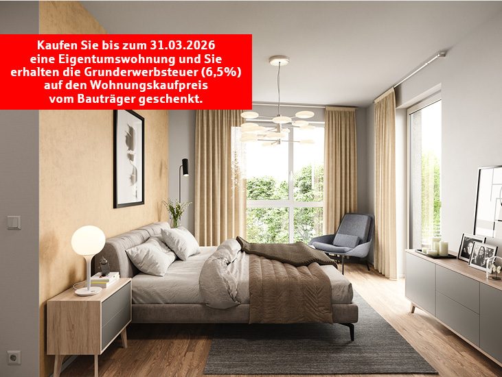 Immobilienangebot - Bonn - Wohnung - AKTION - Grunderwerbsteuer (6,5%) geschenkt!*
Einzug noch in diesem Jahr!