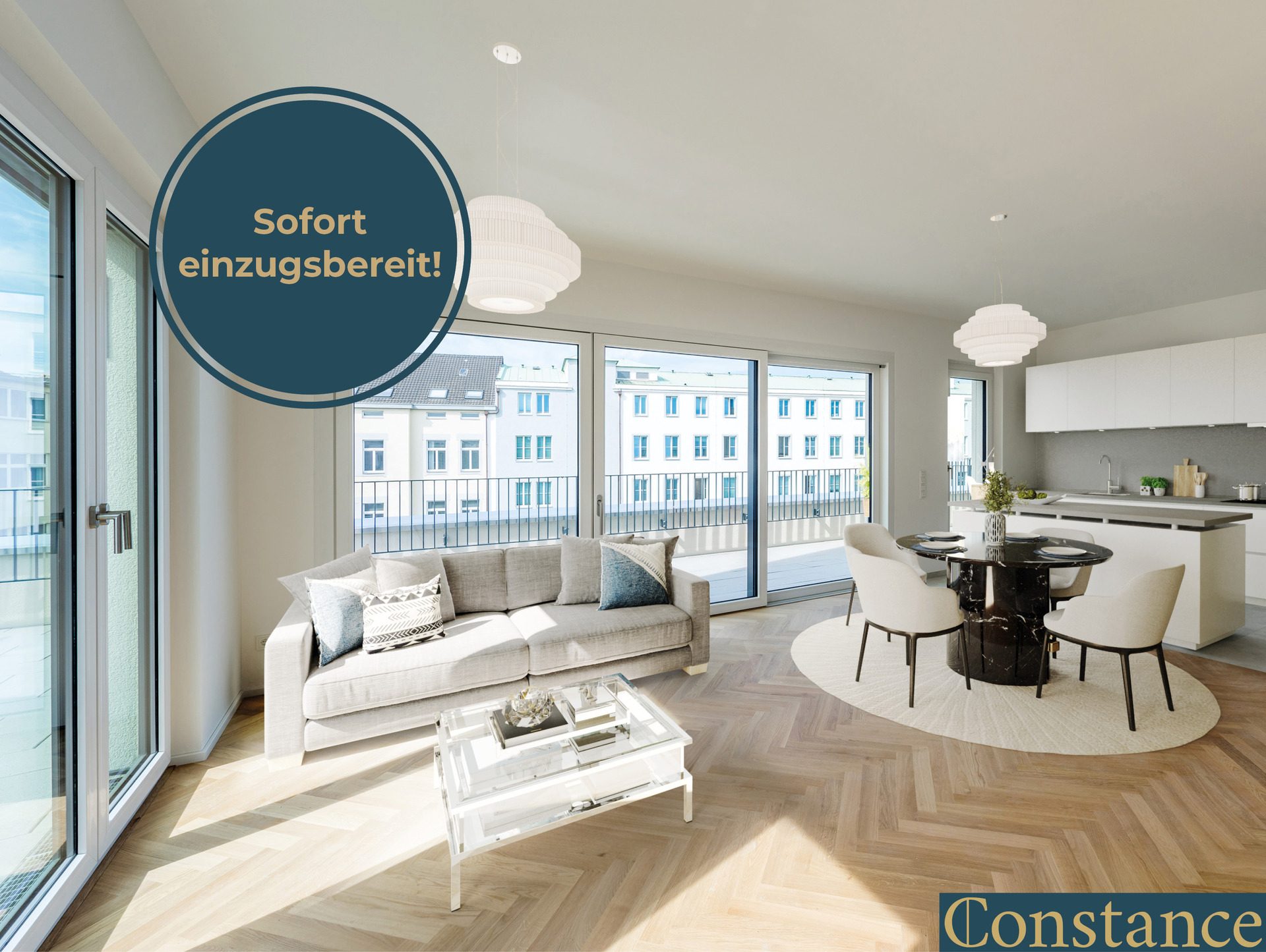 Immobilienangebot - Bonn - Wohnung - Constance: Traumhaftes Penthouse mit umlaufender Dachterrasse und 5 Zimmern