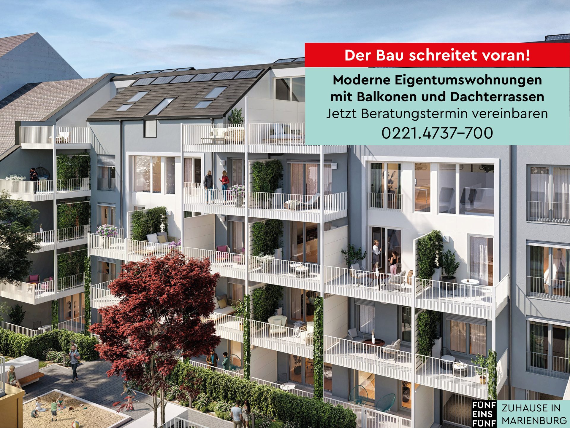 Immobilienangebot - Köln - Wohnung - FünfEinsFünf