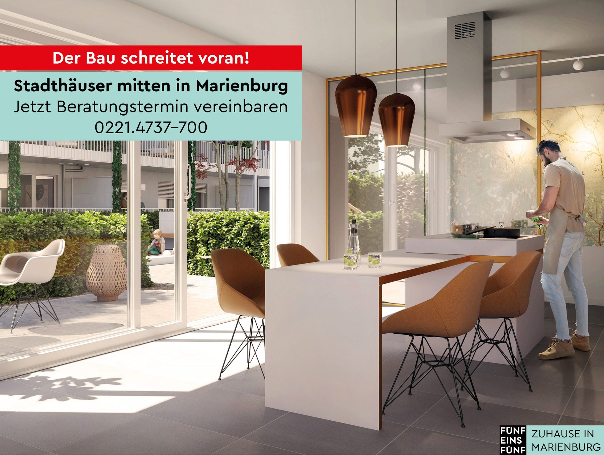 Immobilienangebot - Köln - Haus - 515: Mehr Platz. Mehr Freiheit. Mehr Zuhause – das perfekte Stadthaus für Ihre Familie