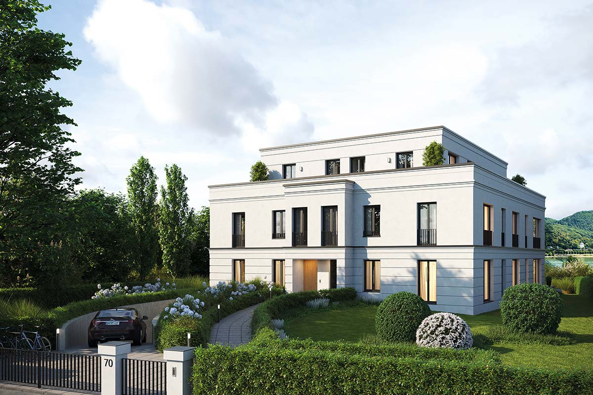 Neubauprojekt Villa Roland - Bonn Mehlem - S Immobilienpartner Neubauprojekt Villa am Rhein - Bonn Mehlem - S Immobilienpartner
