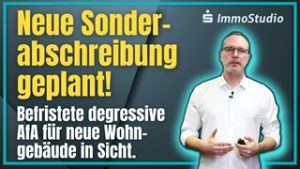 Neue Sonderabschreibung - S Immobilienpartner GmbH Köln Bonn