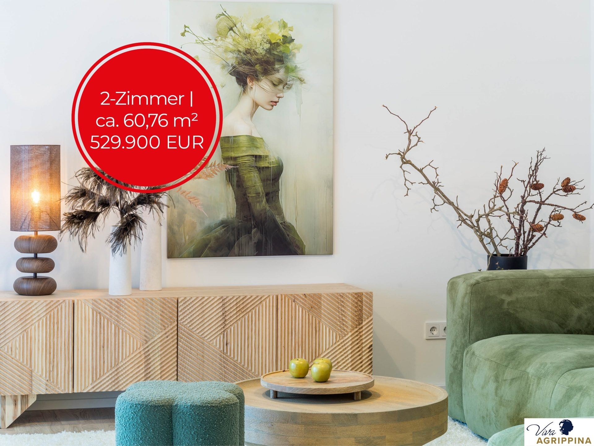 Immobilienangebot - Köln - Wohnung - Viva Agrippina: Praktisch aufgeteilte Zwei-Zimmer-Wohnung mit idealer Kapitalanlagemöglichkeit