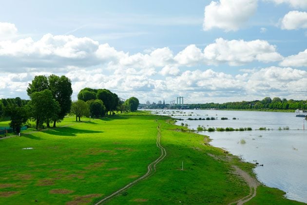 Rheinufer Panorama