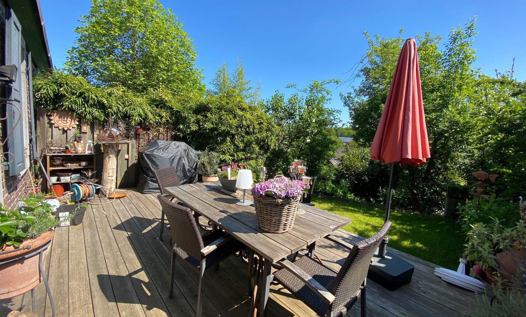 S Immobilienpartner GmbH - Immobilienangebot - Köln - Bocklemünd/Mengenich - Bocklemünd/Mengenich - Reihenmittelhaus - Seltene Gelegenheit im historischen Arnoldshof: Haus mit Garten, Terrasse und Garage
