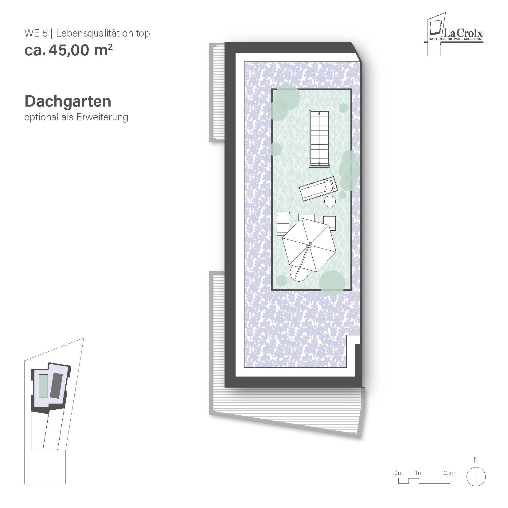 Immobilienangebot - Düsseldorf - Wohnung - Licht, Luft, Lebensfreude – Zuhause in der Kreuzbergstraße mit wunderschönem Dachgarten