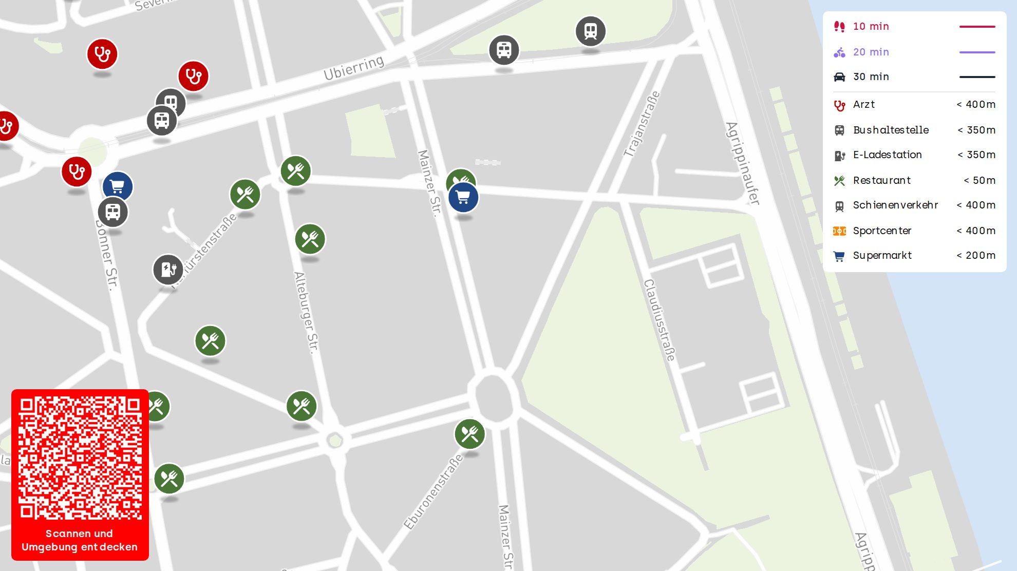Immobilienangebot - Köln - Wohnung - Mitten in der Südstadt - ideale Lage für urbanes Wohnen