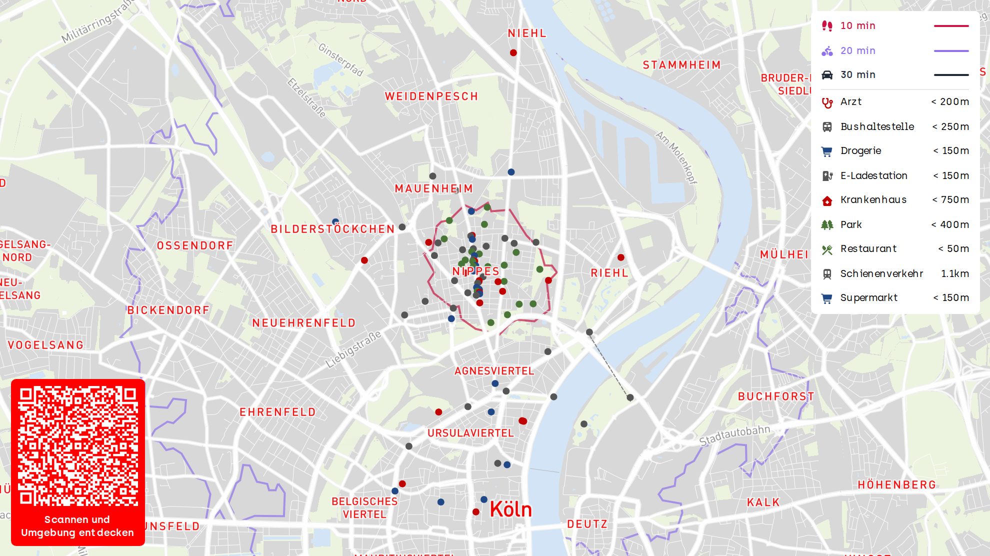 Immobilienangebot - Köln - Alle - Attraktives Ladenlokal in gefragter Lage von Köln-Nippes