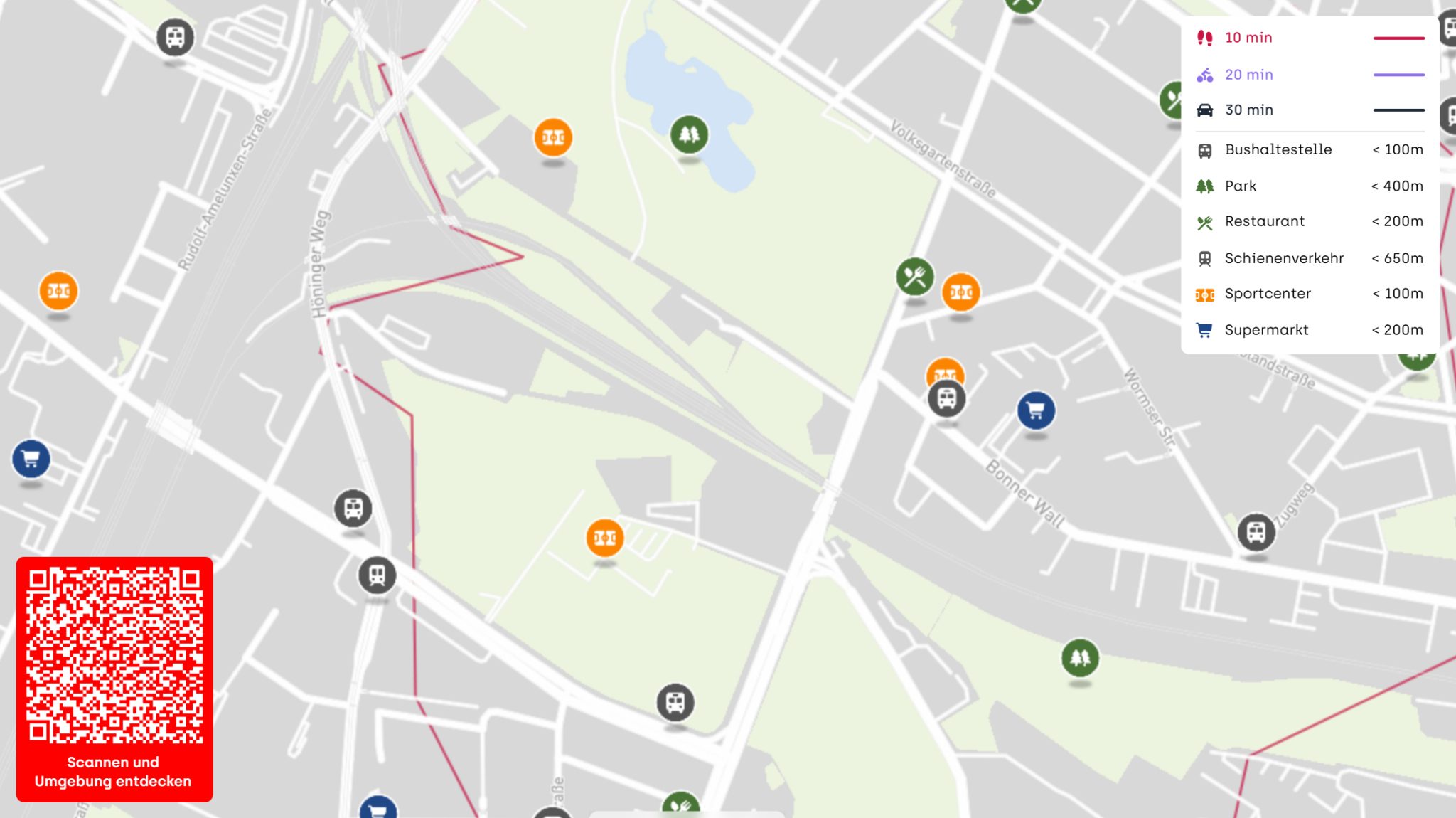 Immobilienangebot - Köln - Wohnung - Zeitmietvertrag! Zentral leben in der Südstadt!