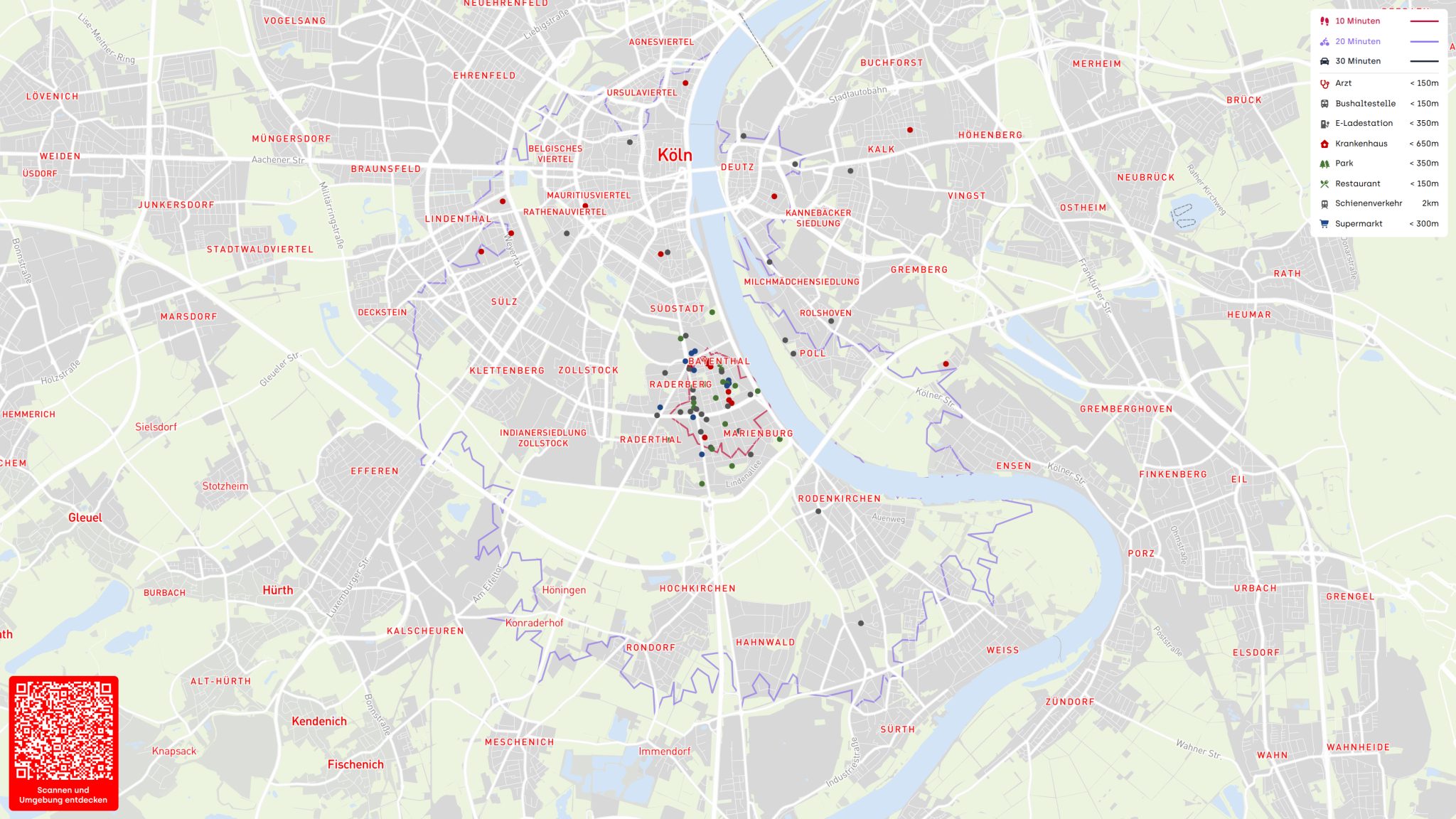 Immobilienangebot - Köln - Wohnung - Wohnen im Denkmal - in grüner, ruhiger Umgebung zwischen Rhein und Südstadt