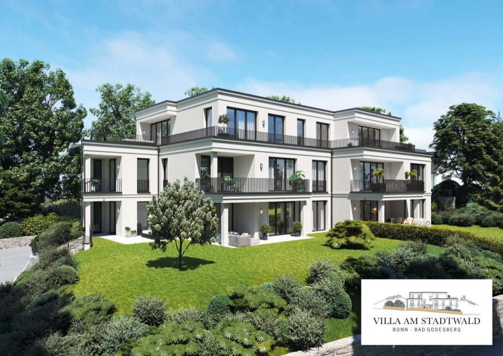 BV-Am-Stadtwald_Abgabe_Gartenansicht_RGB_RZ_logo Neubau Villa am Stadtwald Bad Godesberg- S Immobilienpartner