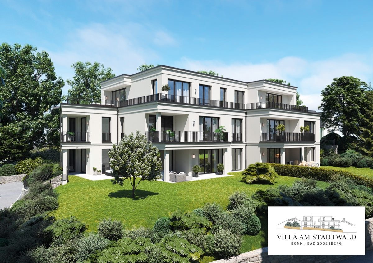 BV-Am-Stadtwald_Abgabe_Gartenansicht_RGB_RZ_logo Neubau Villa am Stadtwald Bad Godesberg- S Immobilienpartner