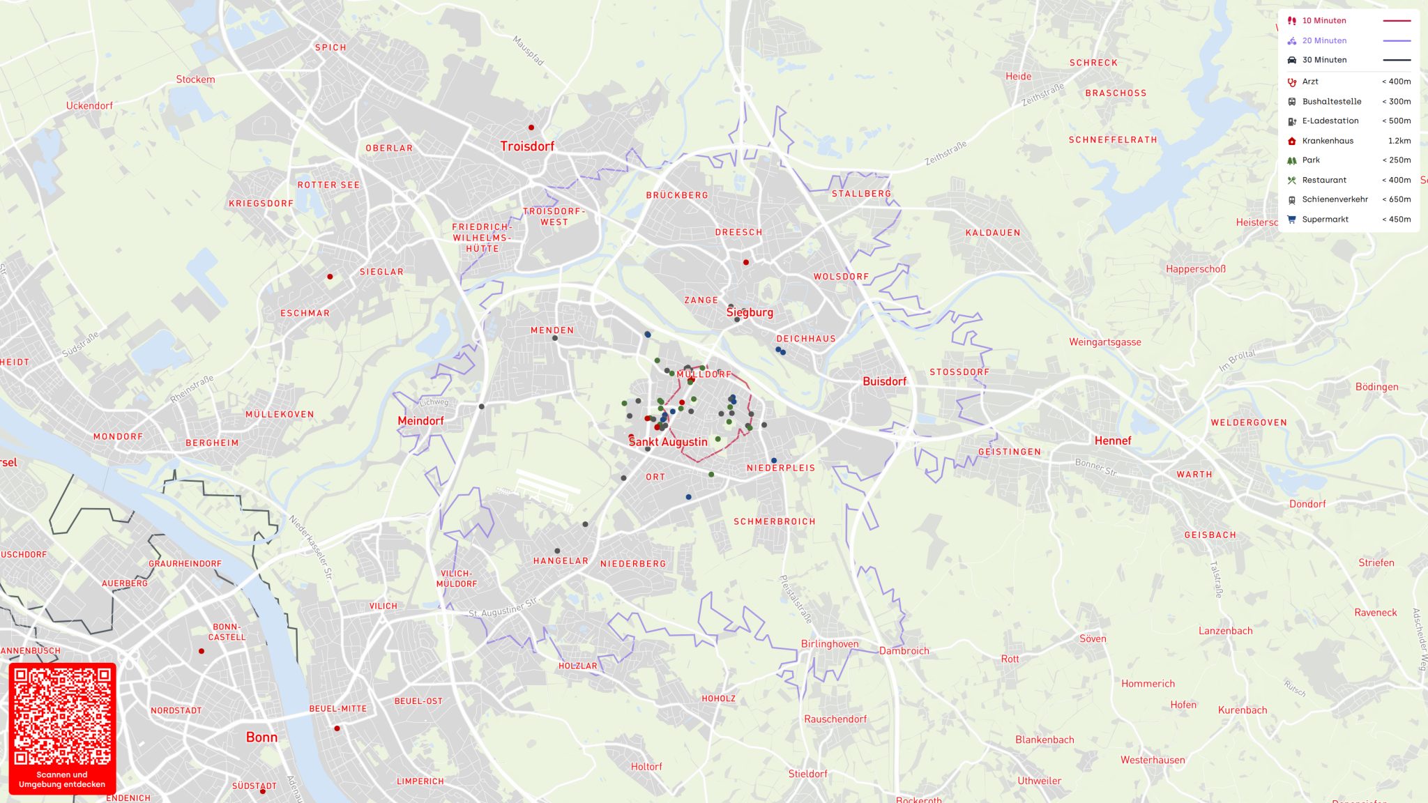 Immobilienangebot - Sankt Augustin / Mülldorf - Alle - Renditestark vermietet - steigerungsfähig durch DG-Rohling!