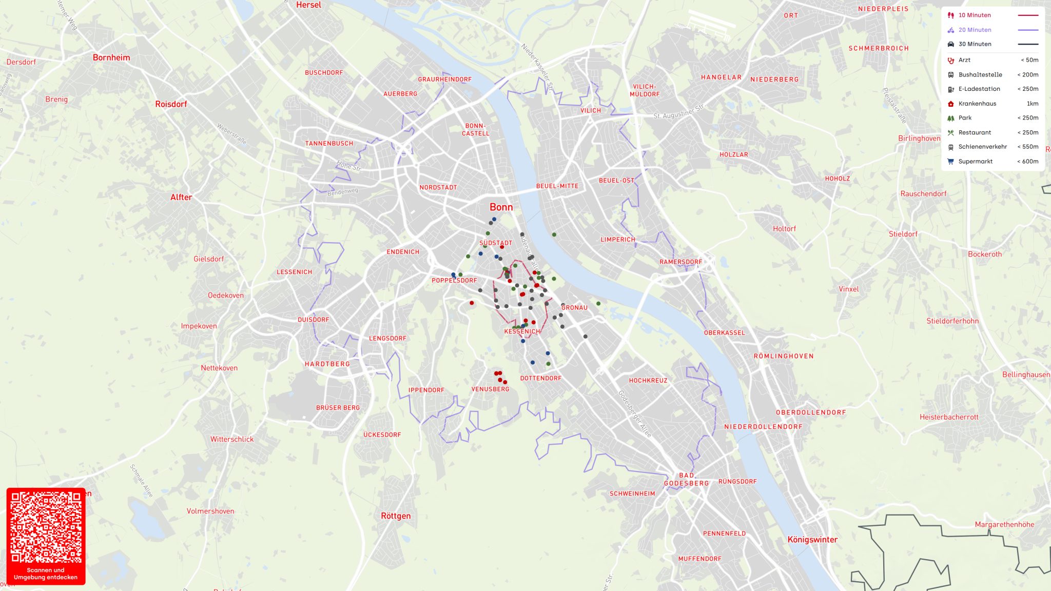 Immobilienangebot - Bonn / Kessenich - Wohnung - Viel Platz mit Blick ins Grüne!