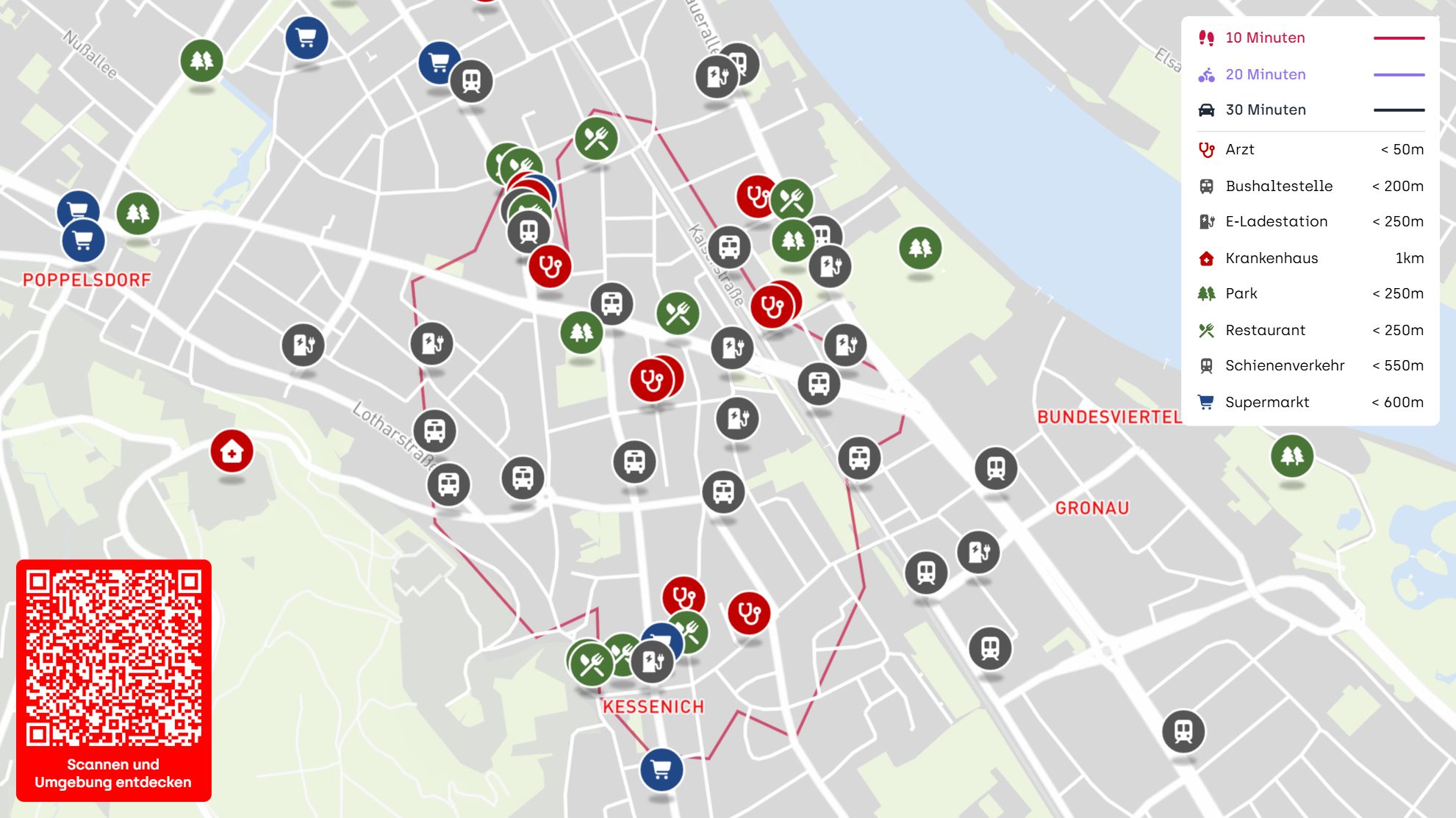 Immobilienangebot - Bonn / Kessenich - Wohnung - Viel Platz mit Blick ins Grüne!