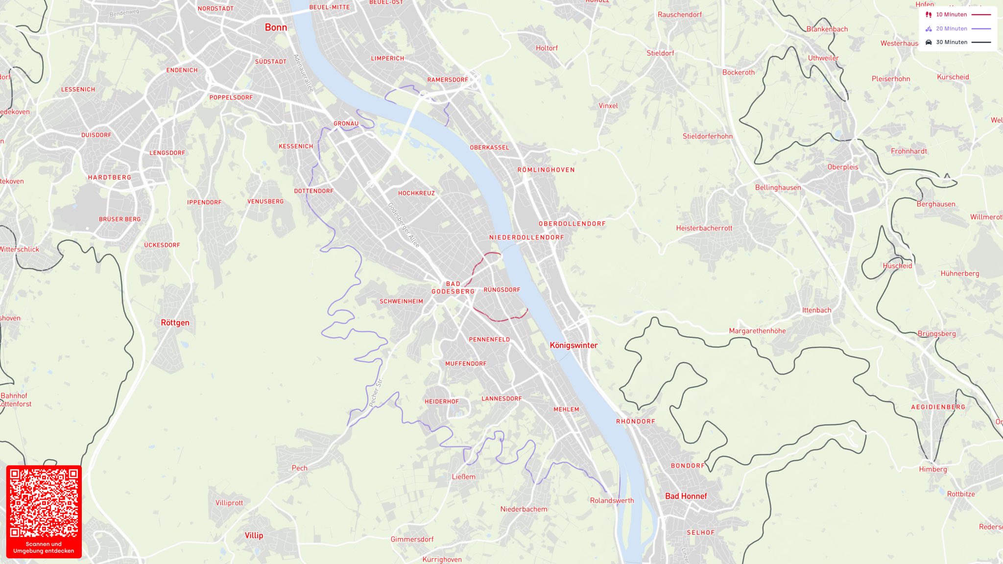 Immobilienangebot - Bonn / Rüngsdorf - Haus - Drei Wohnungen, viele Möglichkeiten – Aufgeteiltes Mehrfamilienhaus in Bonn-Rüngsdorf!