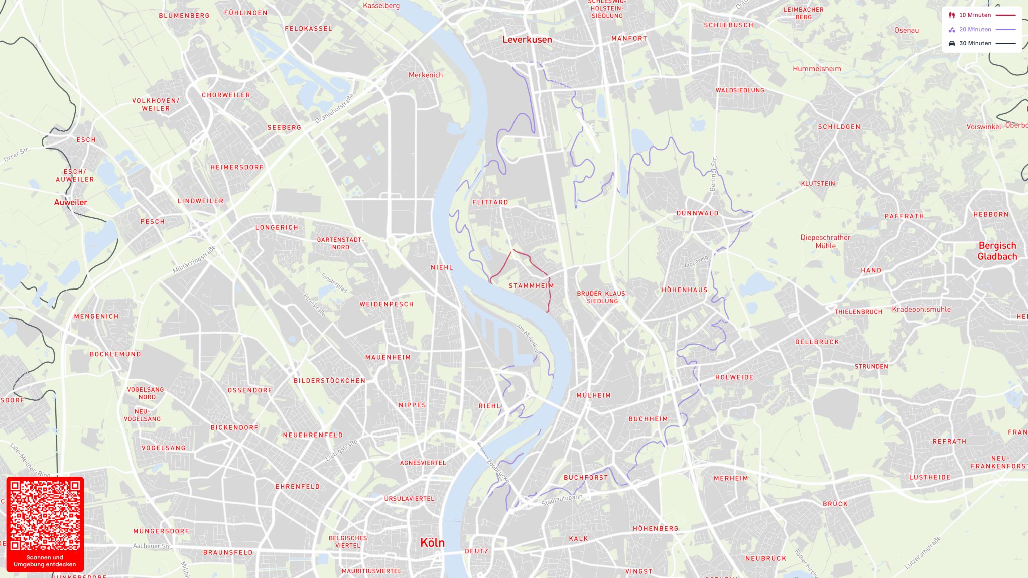 Immobilienangebot - Köln - Wohnung - Großzügig, hell und Einzelgarage in Rhein-Nähe!