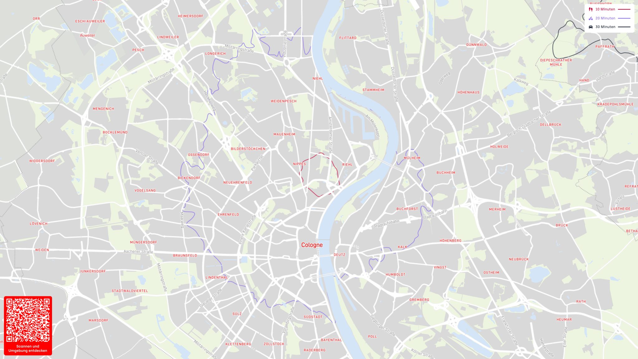 Immobilienangebot - Köln / Nippes - Wohnung - Wohnen mit Blick auf den Kölner Dom!