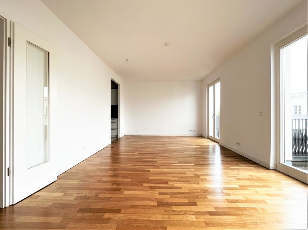 Immobilienangebot - Düsseldorf / Heerdt - Alle - Heinrich Heine Gärten: repräsentative 2-Zimmer
Wohnung mit Bad en Suite und schöner Einbauküche!
