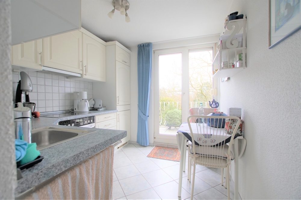 Immobilienangebot - Düsseldorf - Alle - Benrath: sehr schöne 2-Zimmerwohnung mit Blick ins Grüne