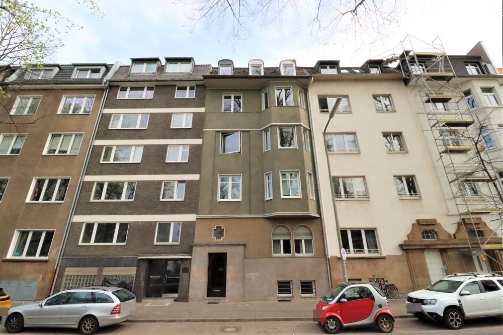 Immobilienangebot - Düsseldorf / Düsseltal - Alle - Düsseltal/Zooviertel: ruhige 3-Zimmer im Jugendstil-Altbau mit 2 Balkonen und eigener Gartenterrasse