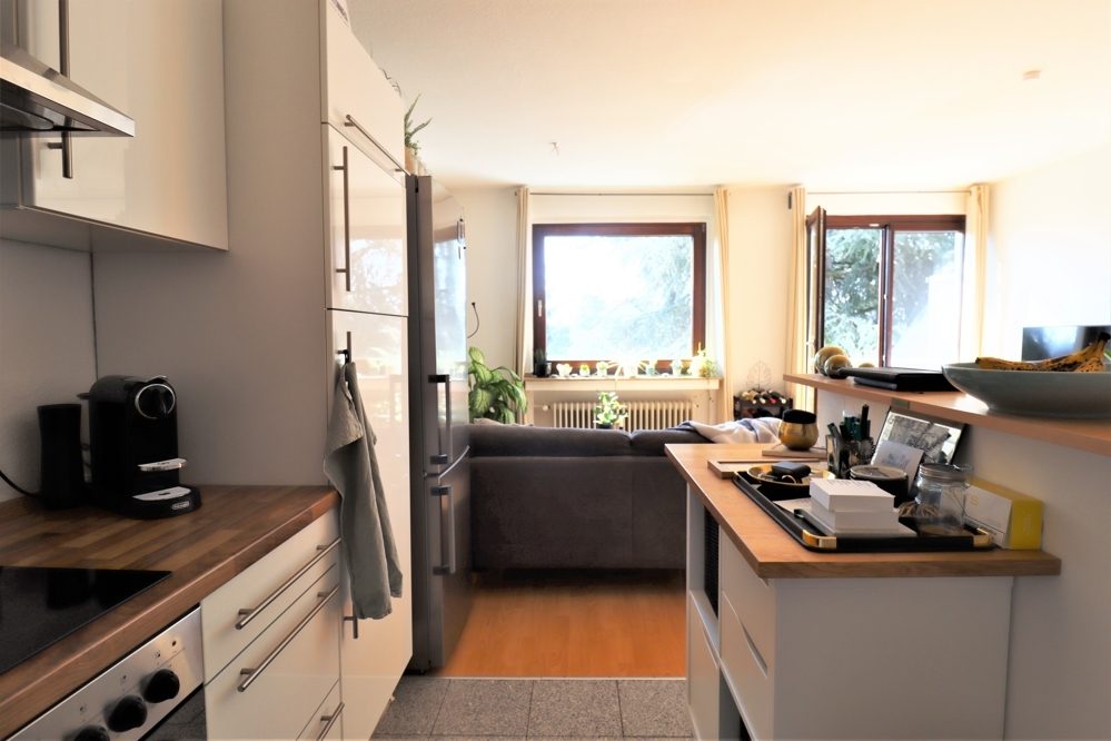 Immobilienangebot - Düsseldorf - Alle - Wersten: gut geschnittene und vermietete 2-Zimmer ETW mit Balkon und Garage in guter Lage