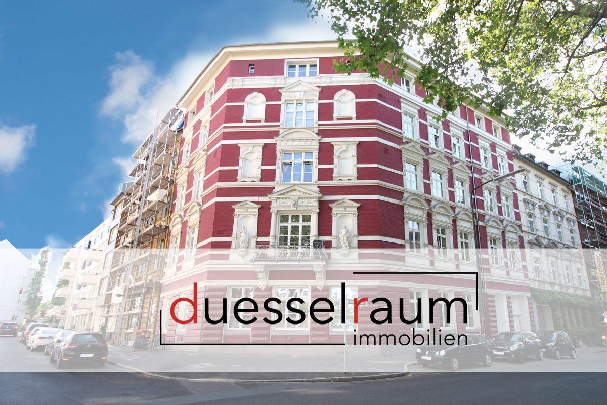 Immobilienangebot - Düsseldorf - Alle - Pempelfort: großzügige 4-Zimmerwohnung mit hohen Decken und Wintergarten in sehr gefragter Lage