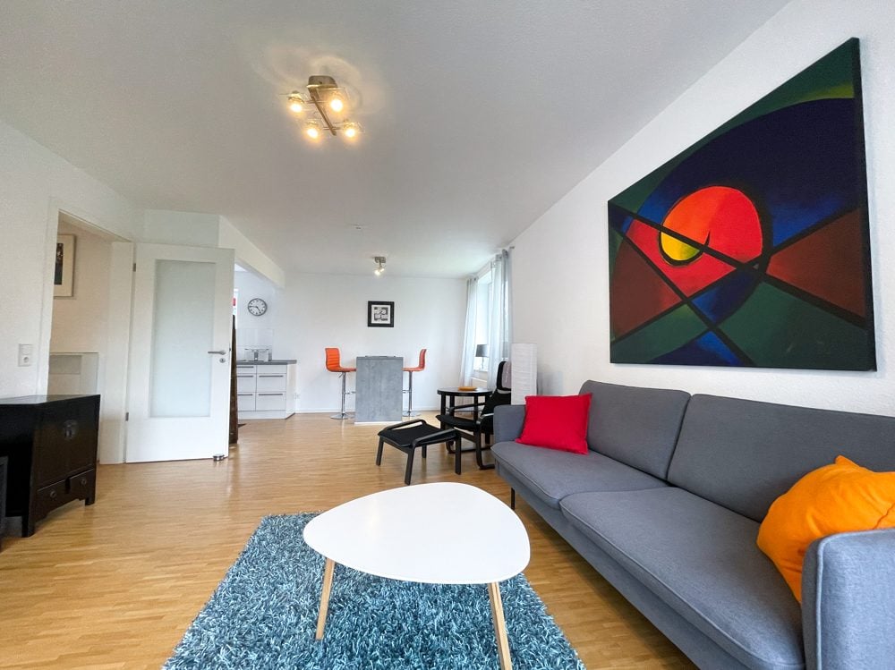Immobilienangebot - Düsseldorf - Alle - Golzheim: Vollmöblierte, ausgestattete und moderne 3 Zimmer Wohnung mit Balkon