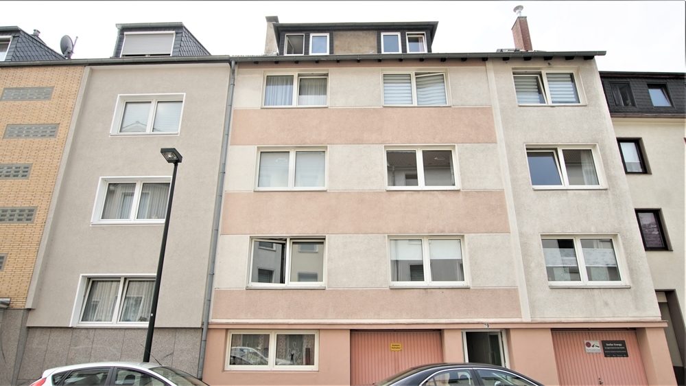 Immobilienangebot - Düsseldorf / Rath - Alle - Rath: vermietetes ca. 25m² großes Apartment  mit West-Balkon im 3.OG