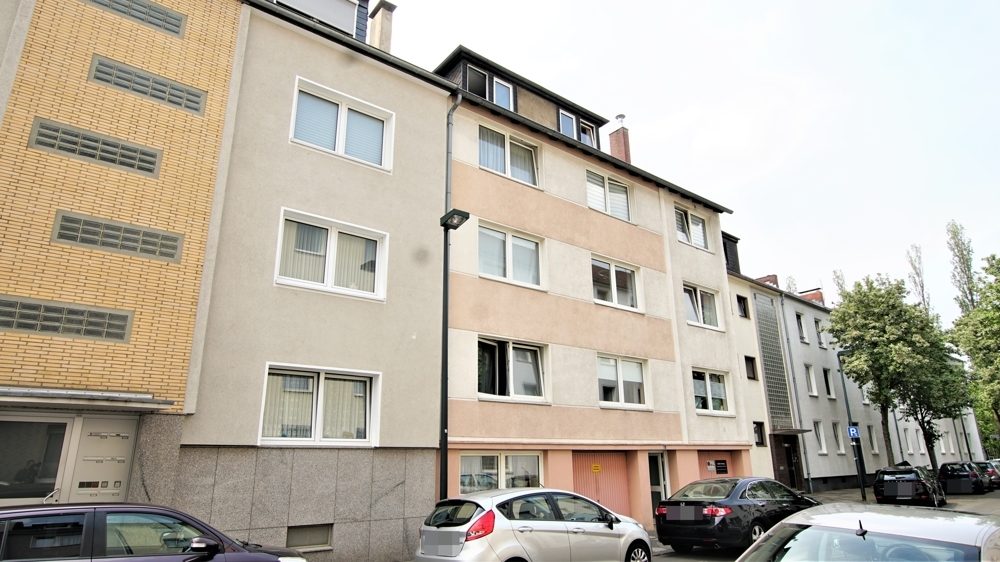 Immobilienangebot - Düsseldorf / Rath - Alle - Rath: vermietetes ca. 25m² großes Apartment  mit West-Balkon im 3.OG