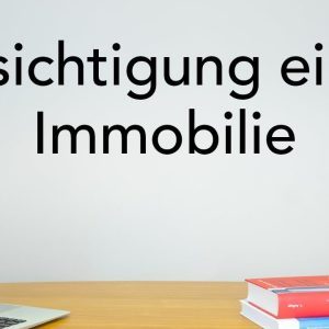 Besichtigung einer Immobilie
