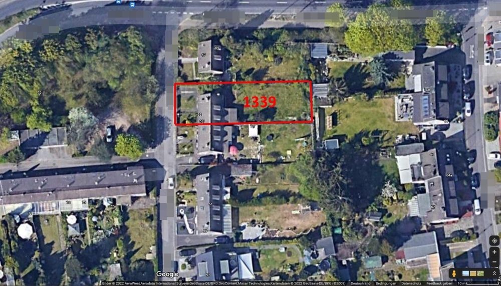 Immobilienangebot - Düsseldorf - Alle - 528 m² großes Grundstück mit Haus und Möglichkeit auf Vergrößerung oder Neubau nach §34 BauGB