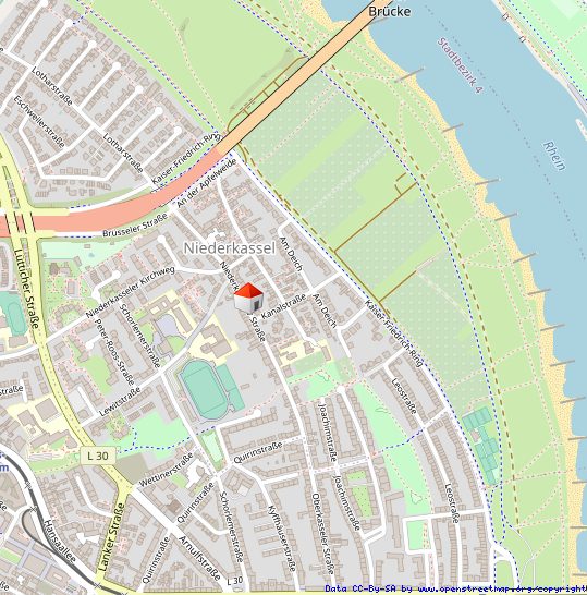 Immobilienangebot - Düsseldorf / Niederkassel - Alle - Düsseldorf-Niederkassel: schöne 1,5 Zimmer Wohnung in bester Lage!