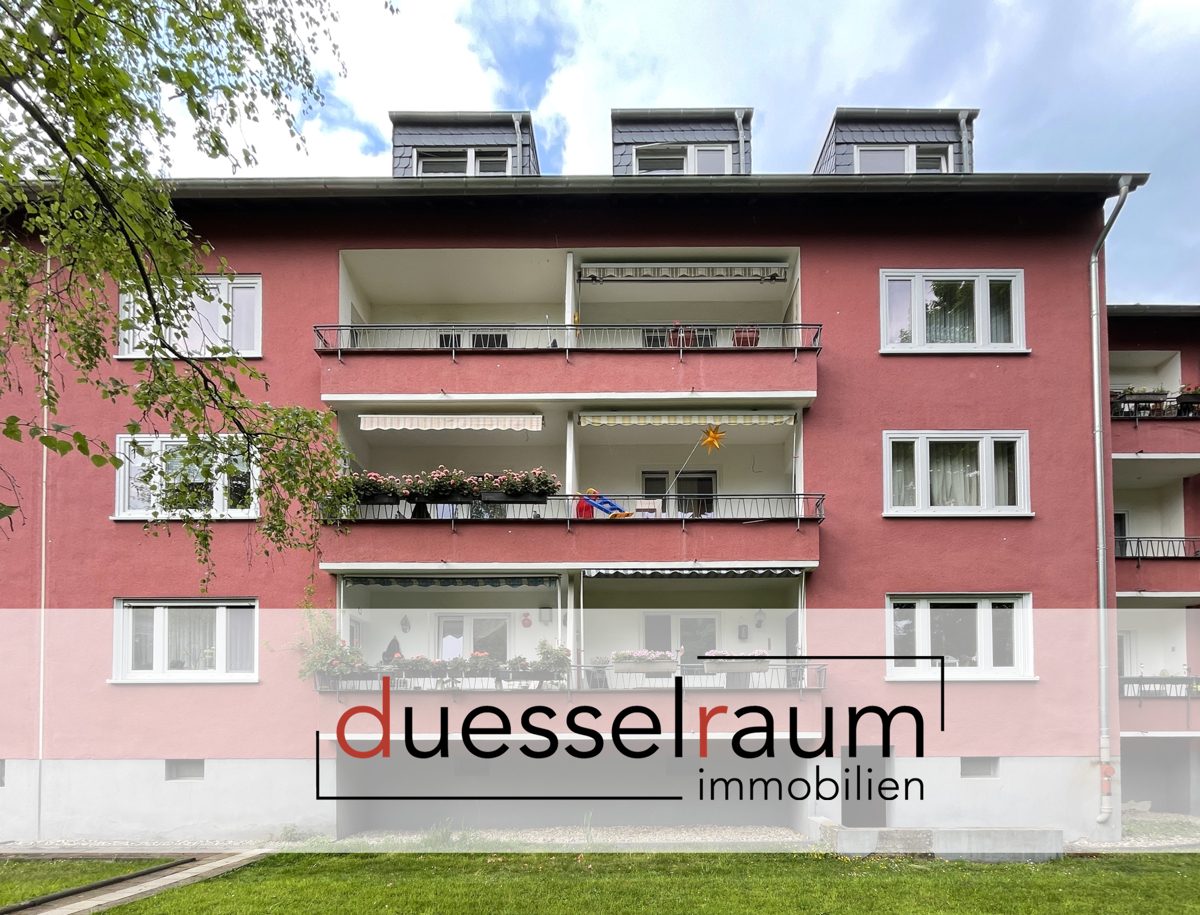 Immobilienangebot - Düsseldorf - Alle - Benrath: gut geschnittene und vermietete 3-Zimmerwohnung mit Balkon in ruhiger Lage