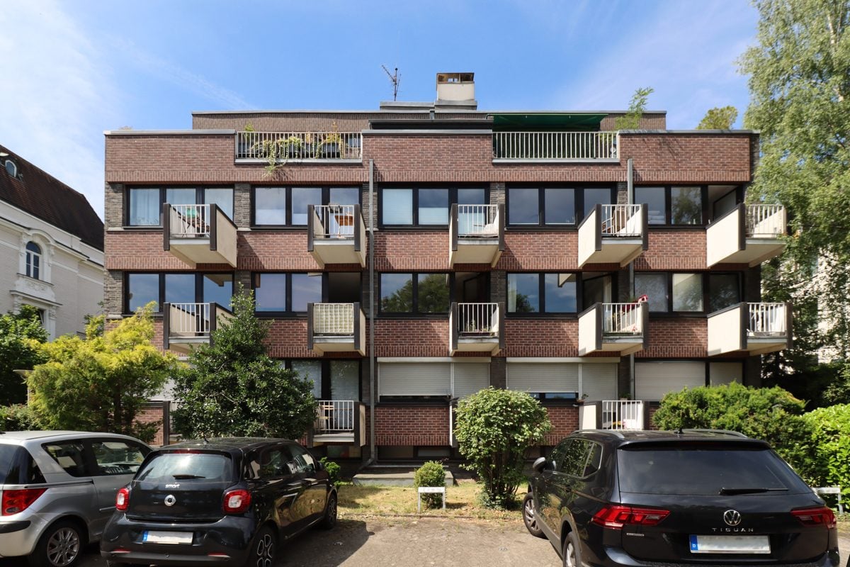 Immobilienangebot - Düsseldorf / Düsseltal - Alle - Düsseltal: schöne 2-Zimmerwohnung mit zwei Balkonen in ruhiger Top-Lage