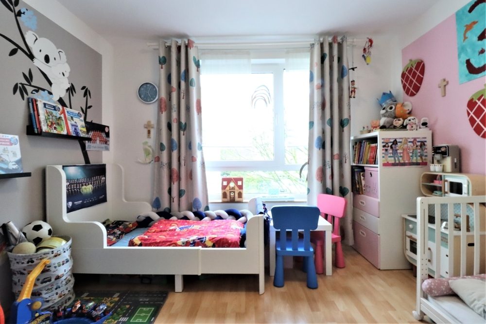 Immobilienangebot - Düsseldorf - Alle - Unterrath: gepflegte 3-Zimmerwohnung im 1.OG mit EBK, TG-Stellplatz und Balkon in ruhiger Lage