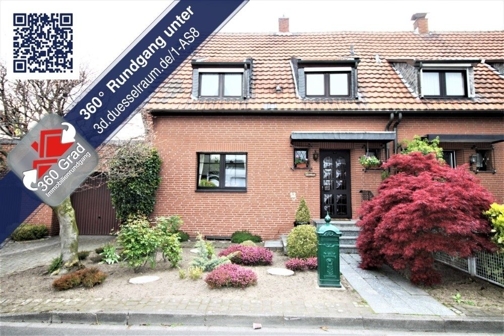 Immobilienangebot - Düsseldorf - Alle - Lierenfeld: Attraktive Doppelhaushälfte mit großem Garten und 2 Garagen
