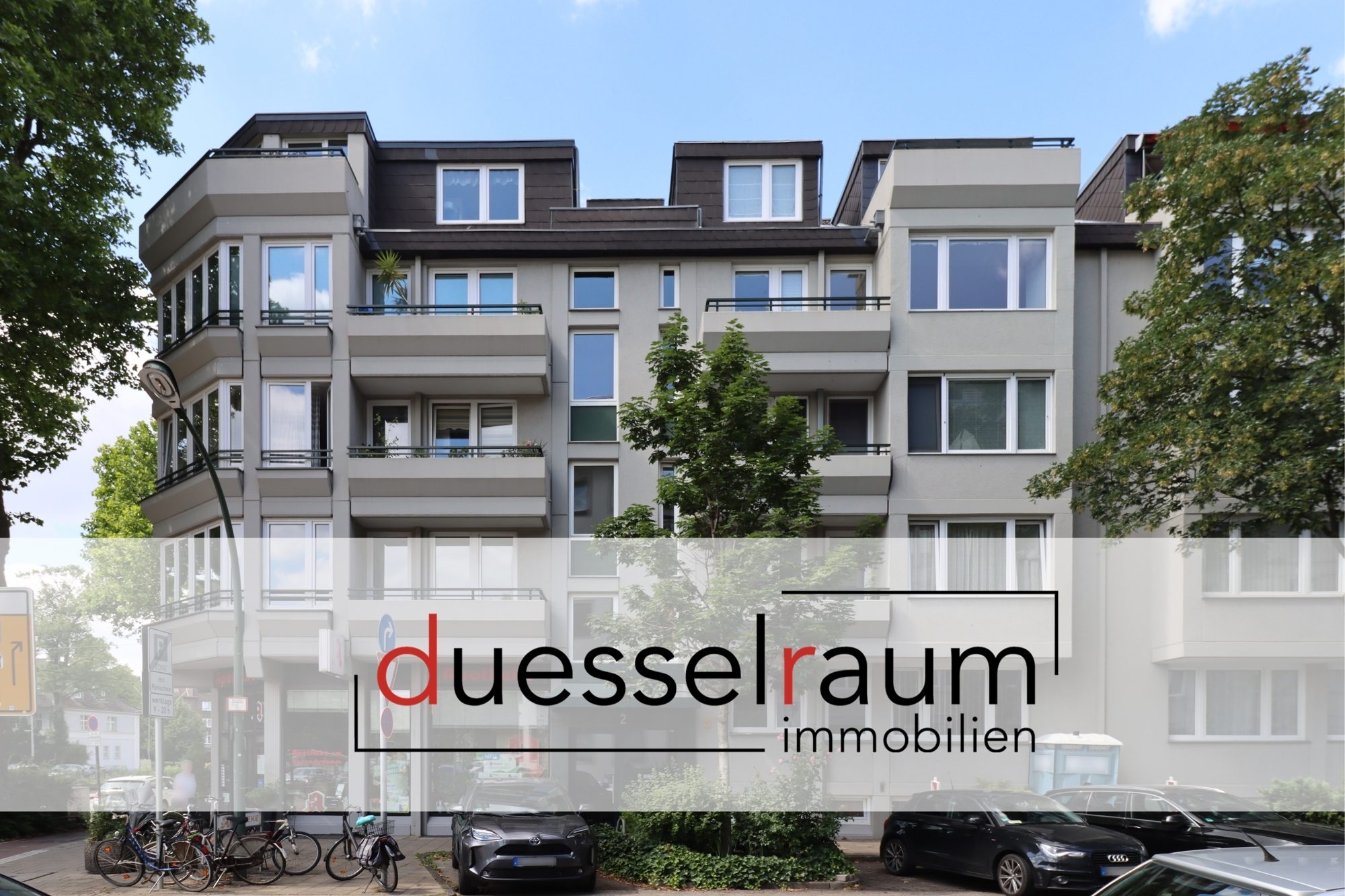 Immobilienangebot - Düsseldorf / Golzheim - Alle - Gut geschnittene 3-Zimmerwohnung mit großer Terasse, Balkon und TG-Stellplatz in Golzheim