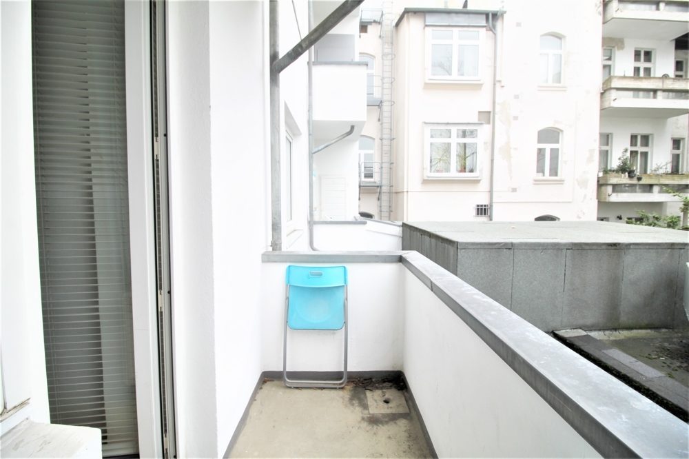 Immobilienangebot - Düsseldorf - Alle - Flingern: gut geschnittene 2-Zimmerwohnung im 1.OG mit Balkon in zentraler Lage