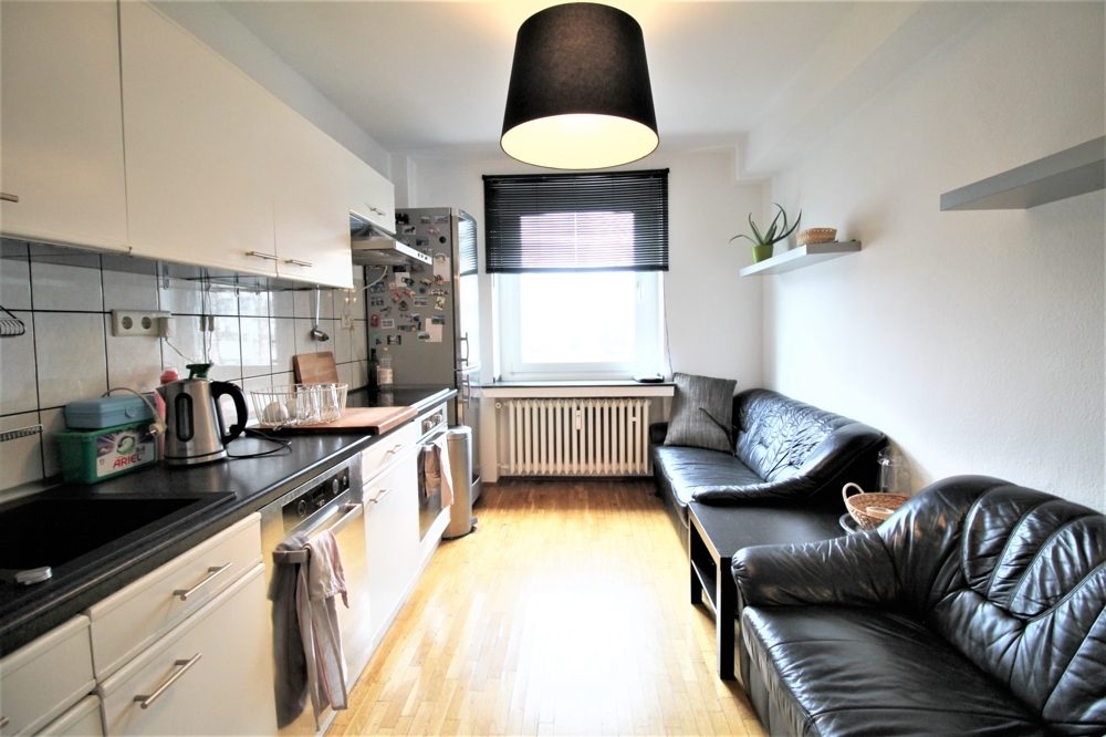 Immobilienangebot - Düsseldorf - Alle - Flingern: gut geschnittene 2-Zimmerwohnung im 1.OG mit Balkon in zentraler Lage