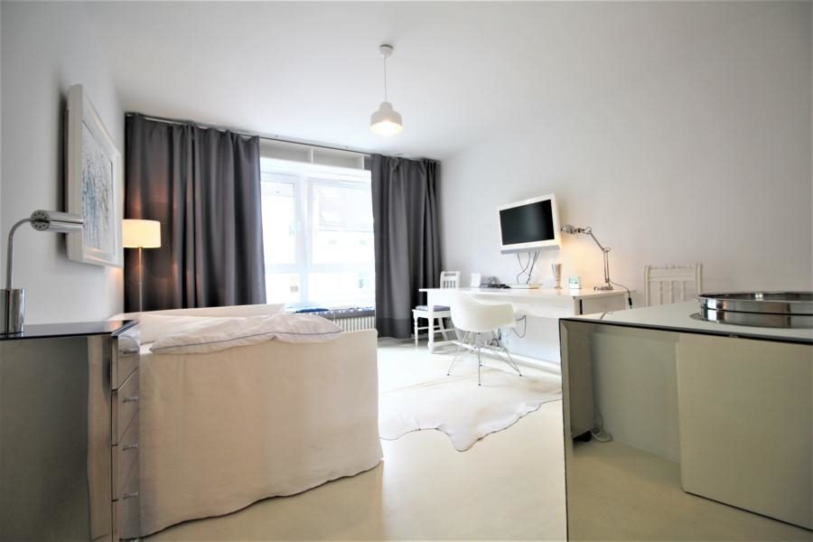 Immobilienangebot - Düsseldorf - Alle - Lindenstr. 68: komplett möbliertes Apartment in sehr gefragter Lage