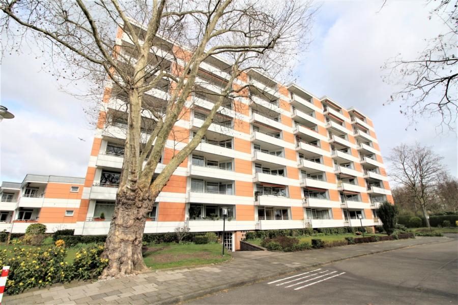 Immobilienangebot - Düsseldorf / Stockum - Alle - Stockum: helle 3 Zimmerwohnung mit großem Sonnenbalkon