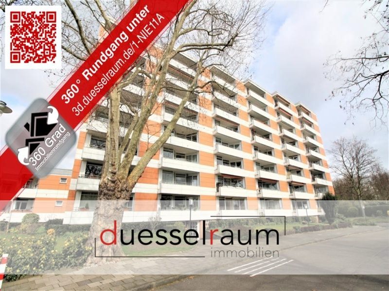 Immobilienangebot - Düsseldorf / Stockum - Alle - Stockum: helle 3 Zimmerwohnung mit großem Sonnenbalkon