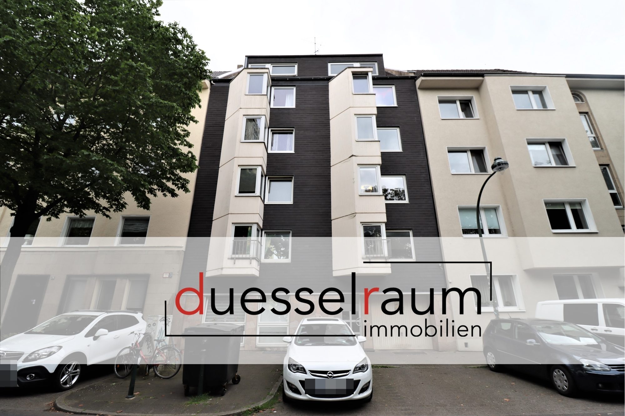 Immobilienangebot - Düsseldorf - Alle - leerstehendes 1 Zimmer-Apartment in Oberbilk mit Blick auf den Lessingplatz