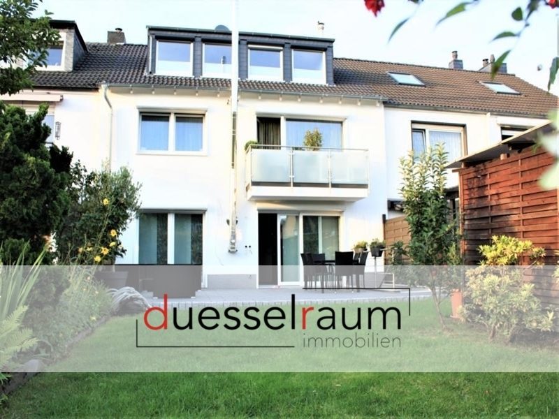 Immobilienangebot - Düsseldorf / Vennhausen - Alle - Vennhausen: Exklusives Reihenmittelhaus auf 2 Etagen mit Terrasse und Garten in ruhiger Lage